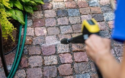 Can I Power Wash My Natural Stone Walkway?